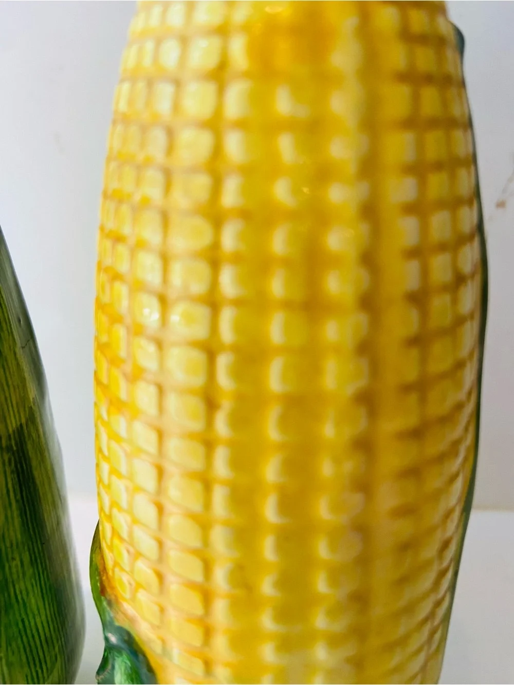Vintage Corn on the Cob Salt & Pepper Shaker Set with Mini Creamer / Sugar Cup